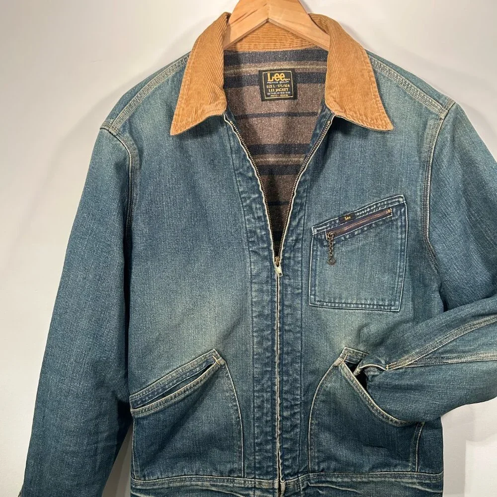 Vintage Lee denim jacket with blanket lining - Picture 1 of 9